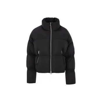 Moose Knuckles Agate Zip Up High Neck Down Jacket