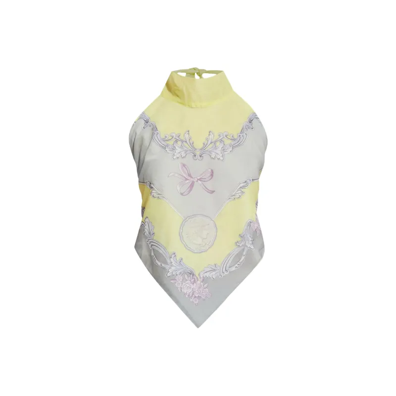 VERSACE Printed Top-0