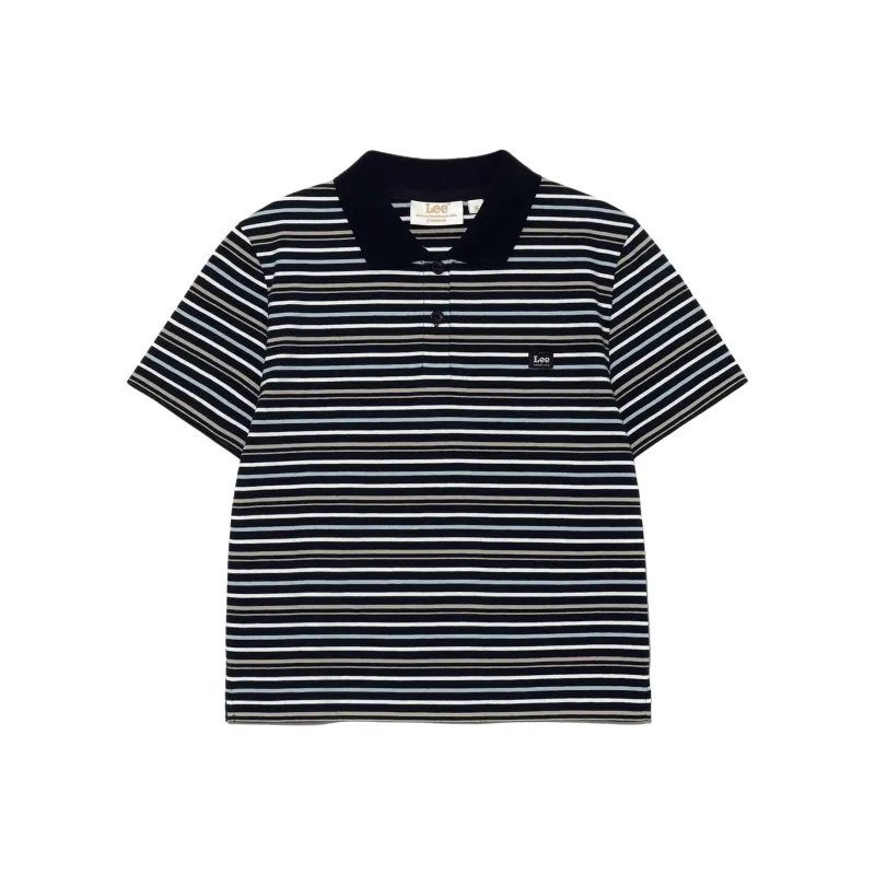 Lee Polo Shirt Women's Marine Blue-0