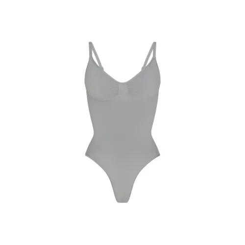 SKIMS SEAMLESS SCULPT THONG BODYSUIT Jumpsuit Women's PACIFIC/Pacific