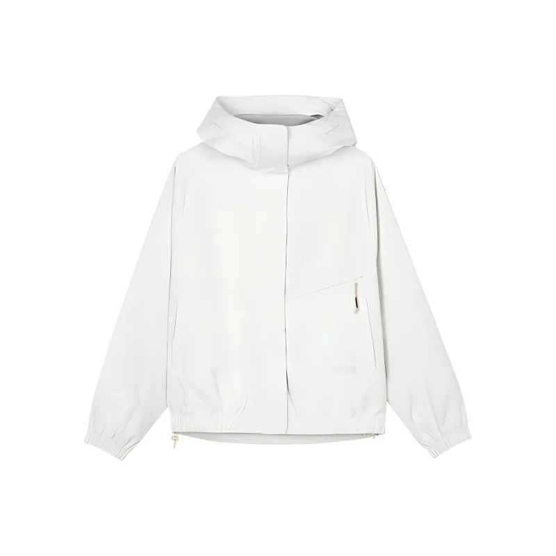 Skechers Jackets Coats Women's Cream Beige White-0