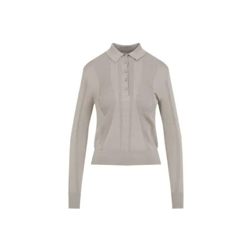 DRIES VAN NOTEN Button Detailed Long Sleeved Polo Shirt