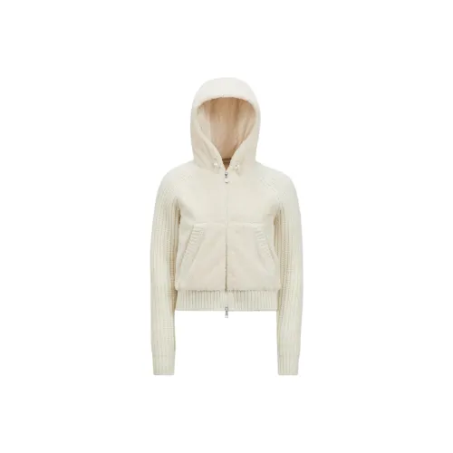 Moncler Padded Teddy Zip Up Hoodie