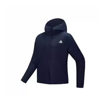 Anta Earthy Shell 2.0 Outdoor Collection Jackets Coats Women's Midnight Blue