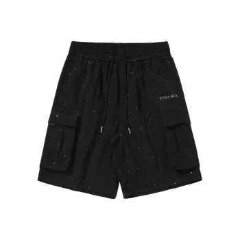 TINA GIA Cargo Shorts Unisex Black
