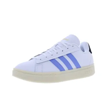 Adidas GRAND COURT ALPHA Anti Slip Wear Resistant Low Top Skateboard Shoes Women's White