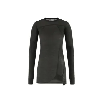 RICK OWENS Long Sleeved Round Neck T Shirt