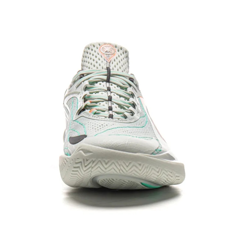 LiNing Wade 808 5 ULTRA Cushioning Support Rebound Low Top Basketball Shoes Men's Frost White-4