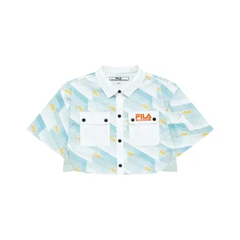 FILA x White Mountaineering Shirt Women's Filter Gray