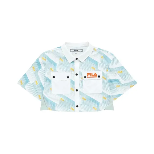FILA x White Mountaineering Shirt Women's Filter Gray