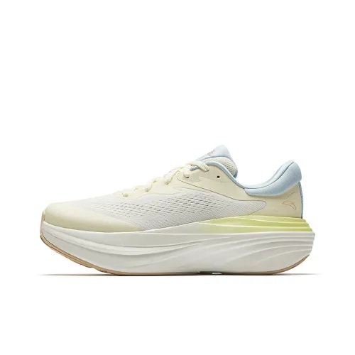 Anta Anti Slip Wear Resistant Low Top Casual Running Shoes Women's White