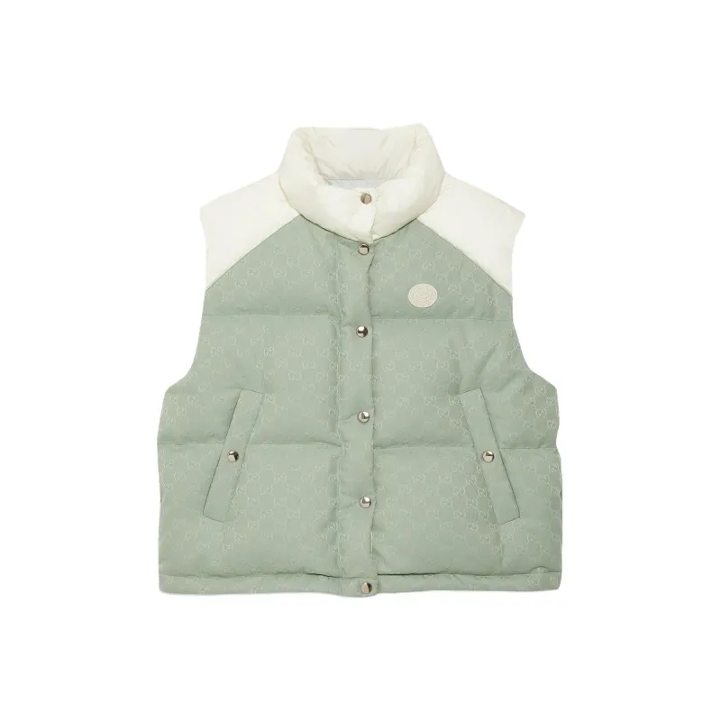 GUCCI Monogrammed Button Up Padded Vest-0