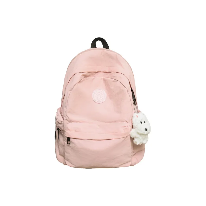 Moonshine Nylon Backpack Unisex Black/Pink/Blue/Yellow/Orange/White-10