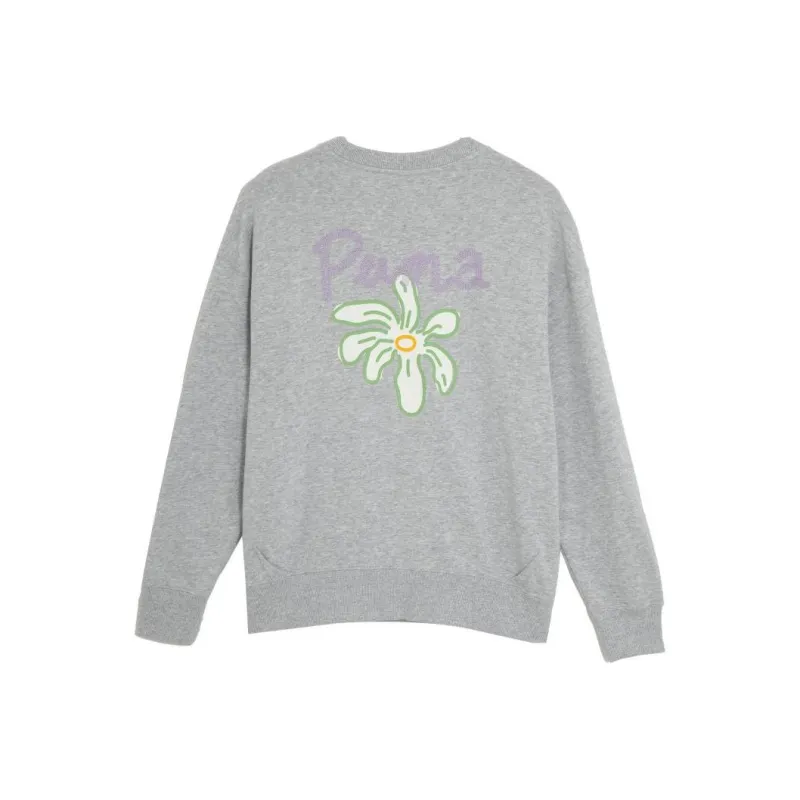 PUMA American Sweatshirt Women's Light Mixed Gray-0