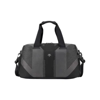 DESCENTE TRAINING Jacquard Travel Bag Men's Black