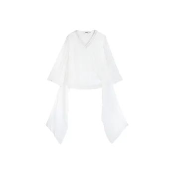 A LIFE ON THE LEFT Shirt Women's Ecru