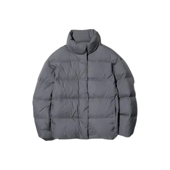 UNIQLO Down Jacket Women's Asphalt Gray