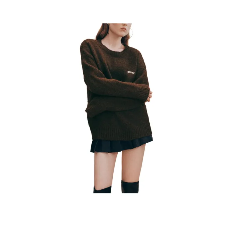 URBAN REVIVO Knitwear Women's Dark Brown-0