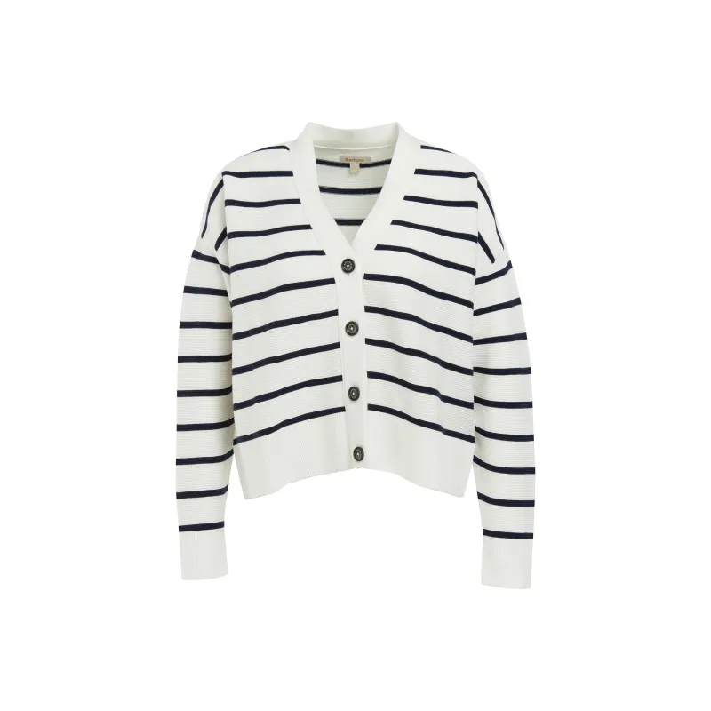 BARBOUR Mariner Cardigan Knitwear Women's White-0