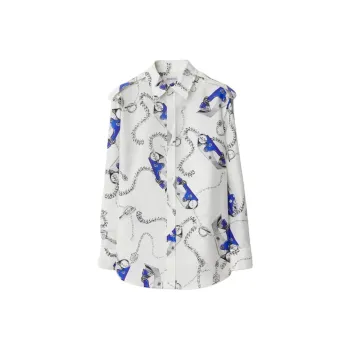 Burberry Graphic Printed Buttoned Shirt
