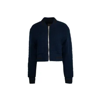 Givenchy 4G Cropped Bomber Jacket 'Dark Navy'