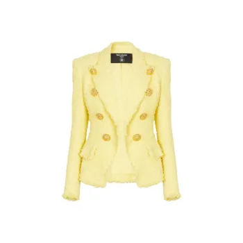 BALMAIN Jackets Coats Women's Yellow
