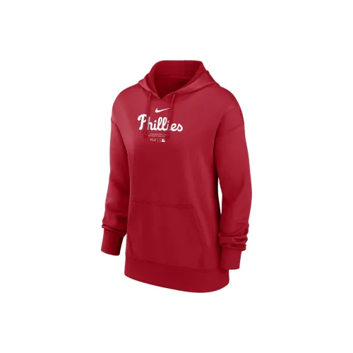 Nike Philadelphia Phillies Authentic Collection Practice Sweatshirt Women's Red