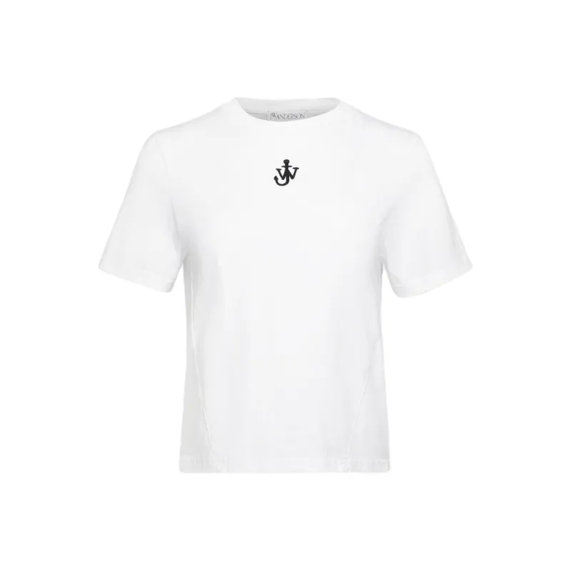 JW Anderson Anchor embroidered T shirt-0