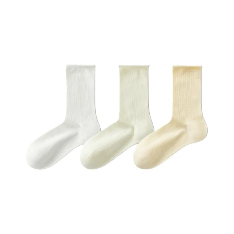 Temooues Mid Calf Socks Women's Combo Set-0