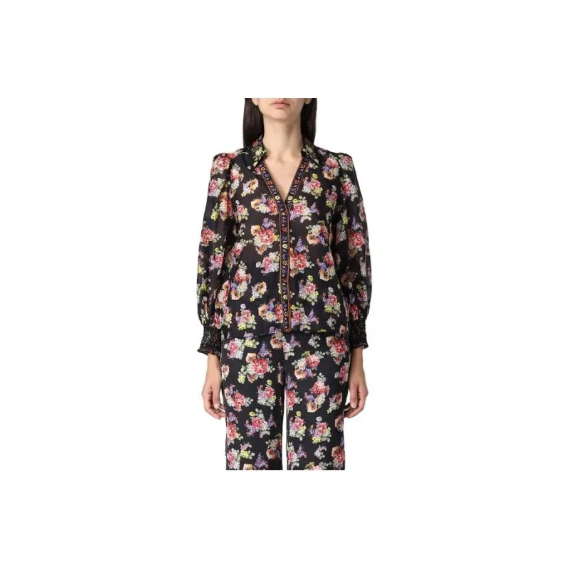 ALICE+OLIVIA Cosima Floral-print Shirt-0
