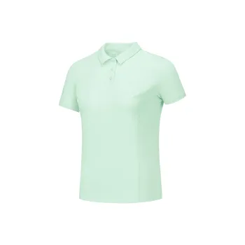Skechers GODRI Polo Shirt Women's Light Aqua Green