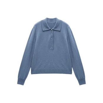 INSUN Cashmere Sweater Women's Slate Blue