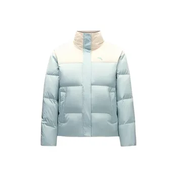 Anta Variety Training Collection Down Jacket Women's Vanilla Beige/Sea Foam Green