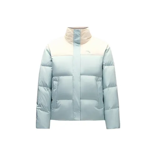 Anta Variety Training Collection Down Jacket Women's Vanilla Beige/Sea Foam Green