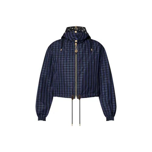 LOUIS VUITTON Hooded Check Jacket
