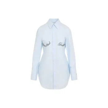 Jean Paul Gaultier Long Sleeved Poplin Shirt
