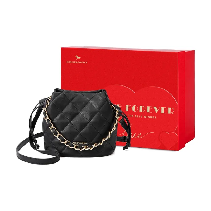 RED DRAGONFLY Synthetic Leather Shoulder Bag Women's Multicolor-13