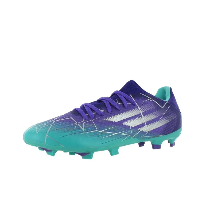 Adidas X Speedflow.3 FG Rubber Long Studs Soft Ground Cushioning, Wear Resistant Soccer Shoes Unisex Purple-0