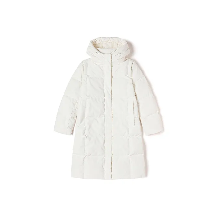 Kappa Solid Color Stand Collar Down Jacket Women's-2