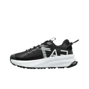 EMPORIO ARMANI EA7 Low Top Casual Shoes Men's Black