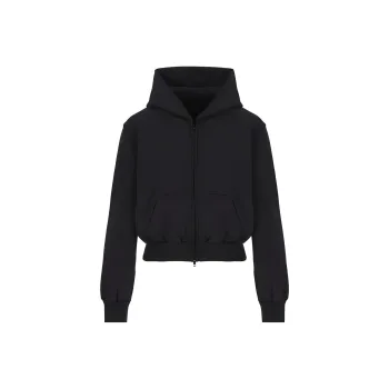 Balenciaga Logo-appliqué Cropped Jacket