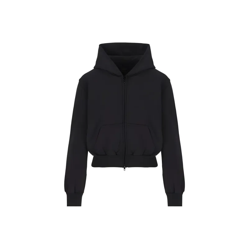 Balenciaga Logo-appliqué Cropped Jacket-0
