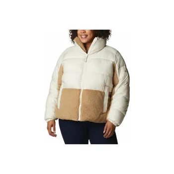 Columbia Leadbetter Point Sherpa Jackets Coats Women's White/Khaki