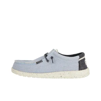 Heydude Wally Coastline Jute Casual Shoes Men's Blue