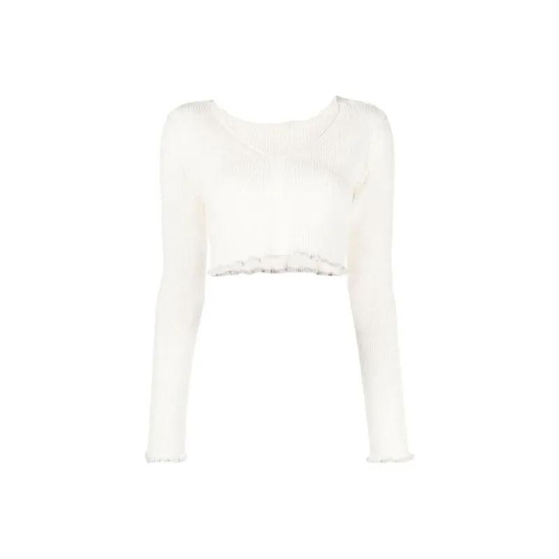Jacquemus La Maille Santon Cropped Jumper-0