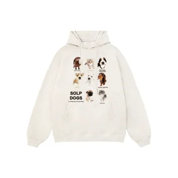 PAZZO Sweatshirt Unisex Gray White