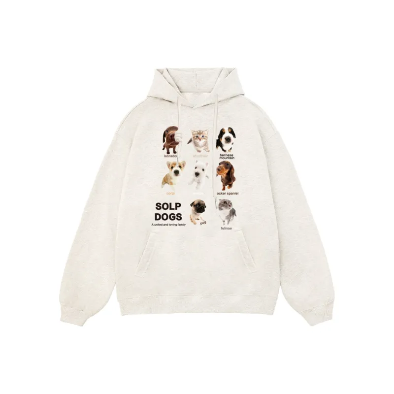 PAZZO Sweatshirt Unisex Gray White-0