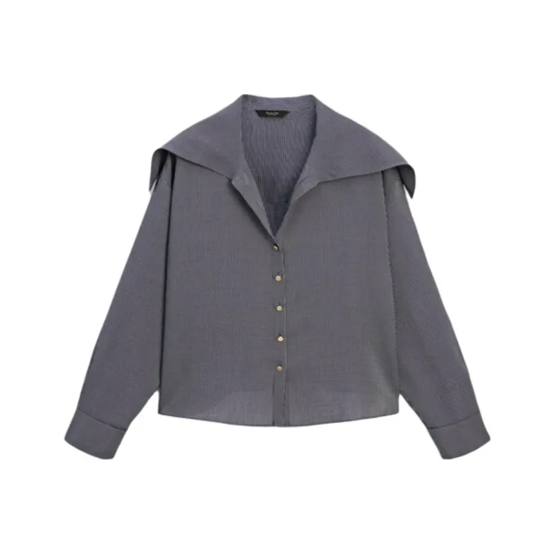 Massimo Dutti Shirt Women's Blue-0