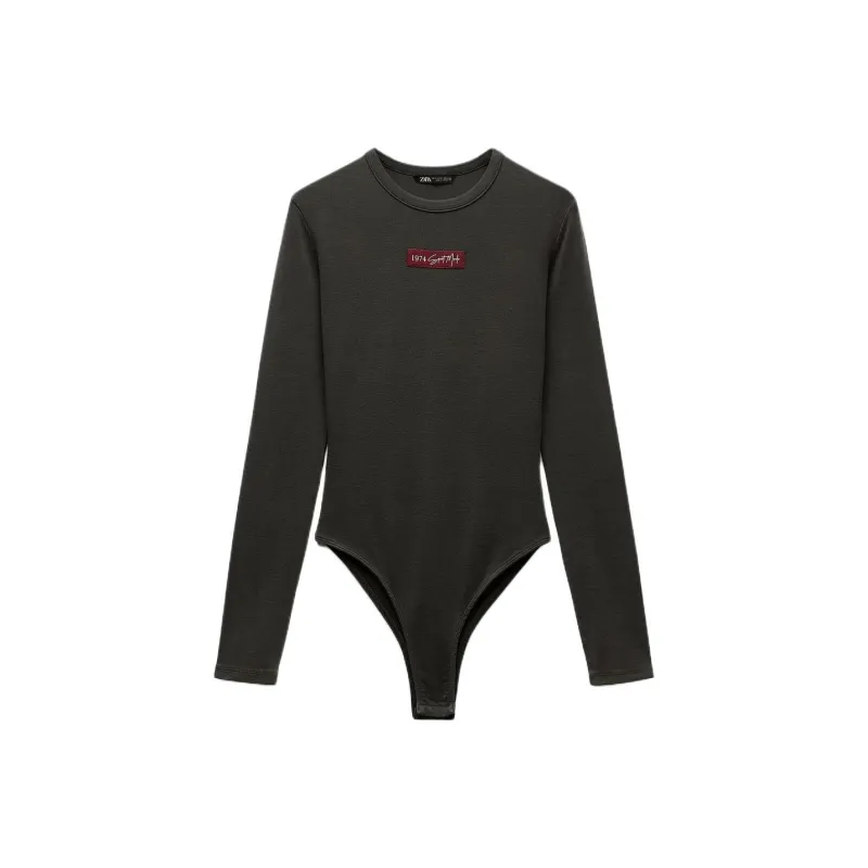 ZARA Bodysuits Women's Brown-0