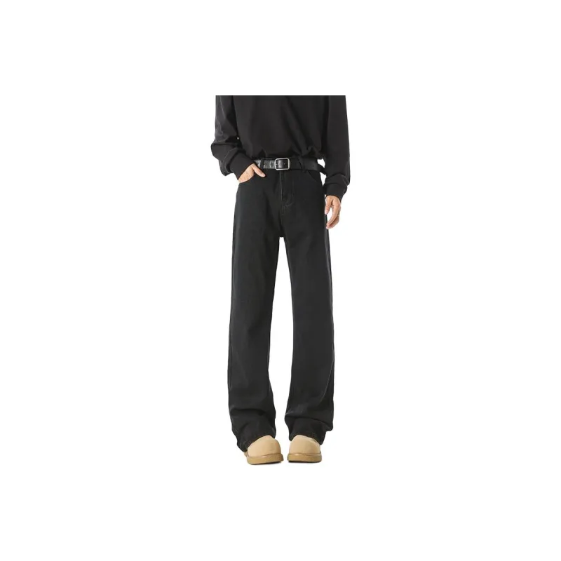 FAWENXIANGZI Jeans Men Black-0